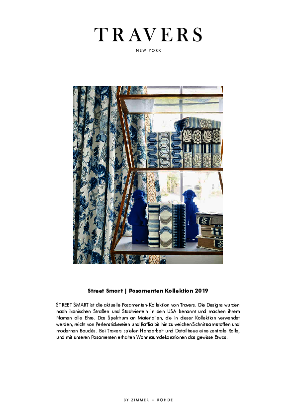 Presse Information - Street Smart - Posamente