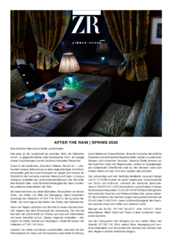 Pressemitteilung - After the rain